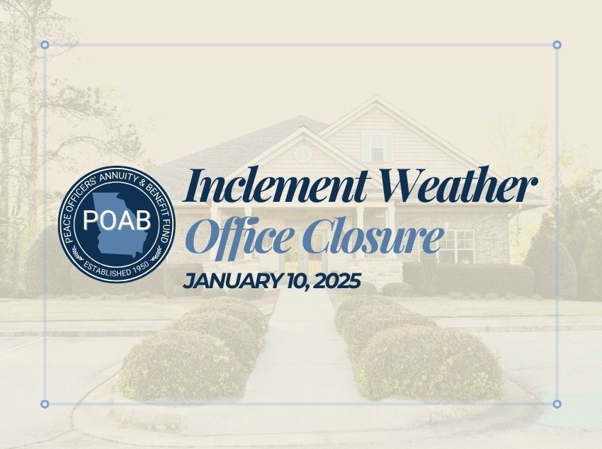 Inclement weather office closure January 10, 2025