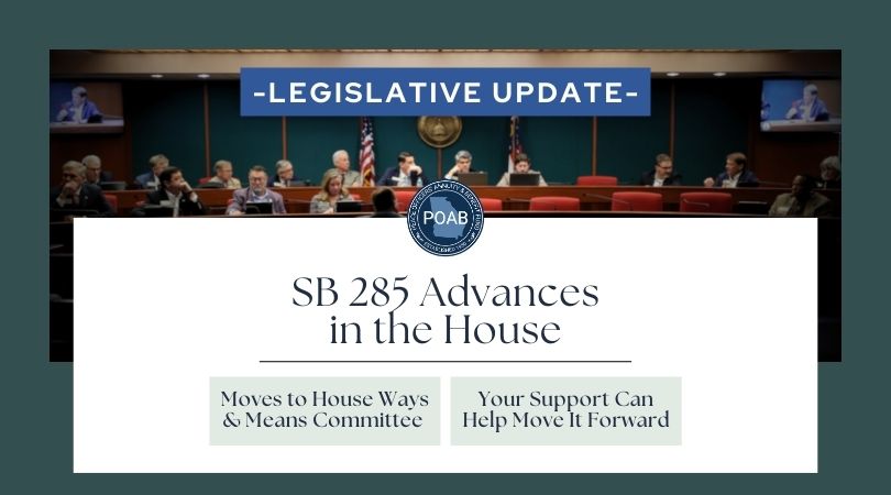 SB 285 Advances in the House