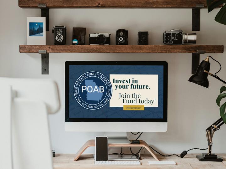 POAB Presentation on desktop computer