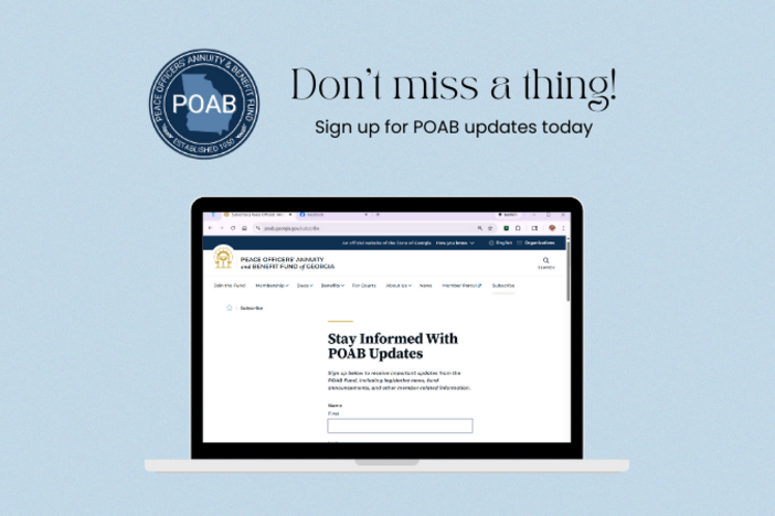 Sign up for POAB updates today
